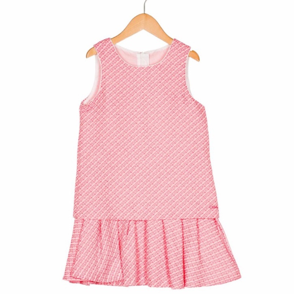 Chloe girl’s embroidered pleated dress NWT